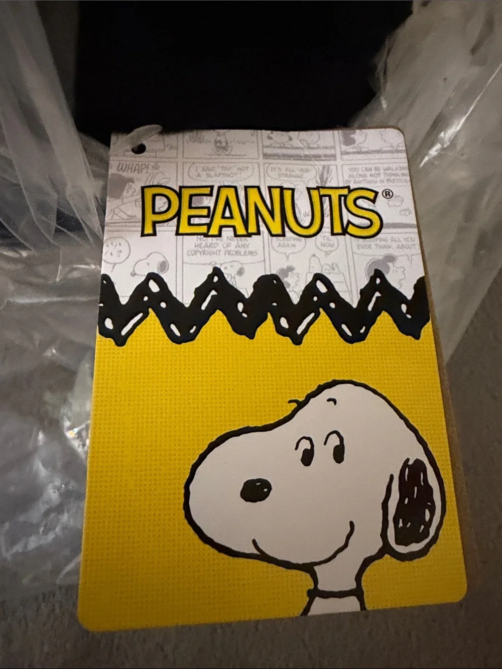 Aurora Peanuts Snoopy Plush Dog Toy - White & Black